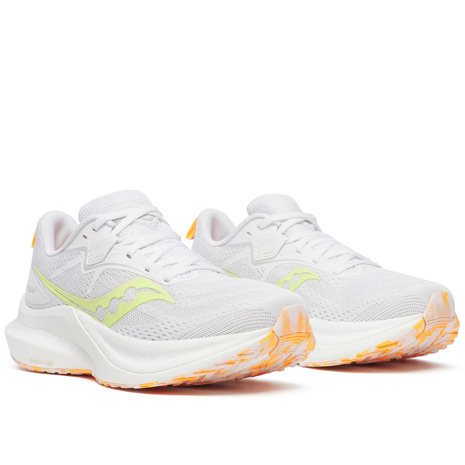 Saucony Women's Tempus 2 Running Shoes White / Sunny - Achilles Heel