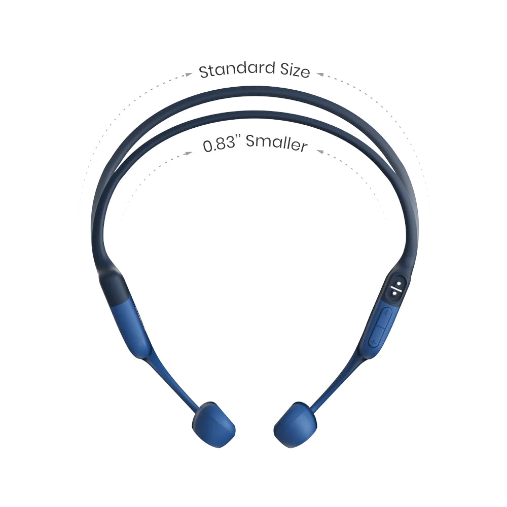 Conduction Bone Mini OpenRun SHOKZ ブルー Mini OpenRun Shokz Headphones, Bluetooth Open-Ear イヤホン