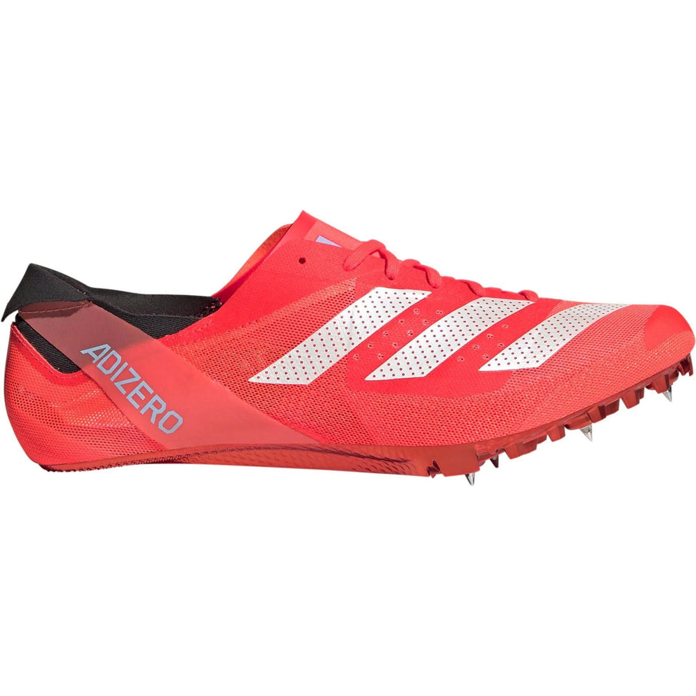 adidas Adizero Finesse Running Spikes Solar Red / Zero Metalic / Coral Fusion - achilles heel