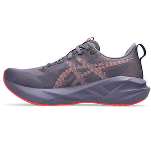 Asics Men's Novablast 5 Running Shoes Greyish Purple / Coral Reef - achilles heel