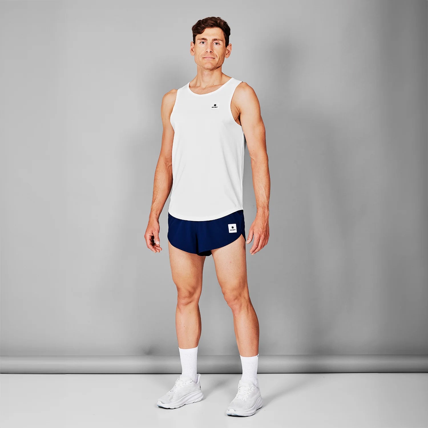 SAYSKY Men's CC Combat Singlet White - Achilles Heel