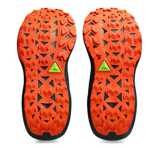 Asics Men's Trabuco Max 4 Trail Running Shoes Cold Moss / Nova Orange - achilles heel