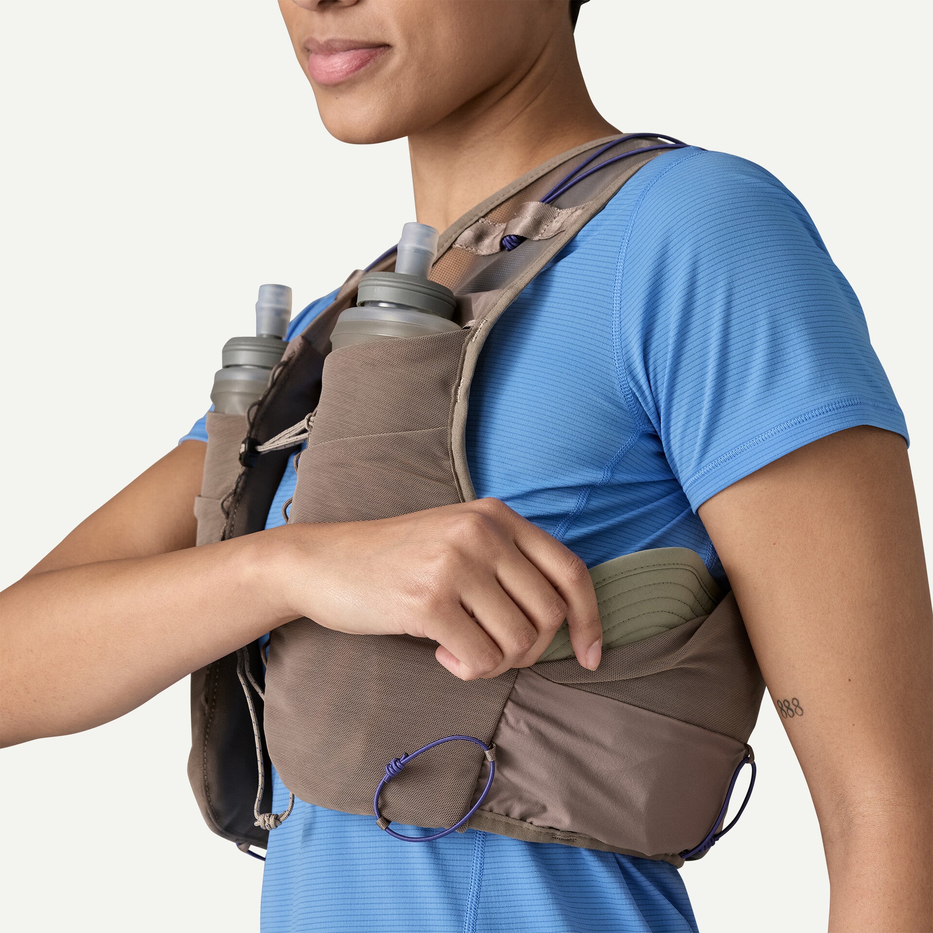 Slope Runner Vest Seabird Grey - Achilles Heel