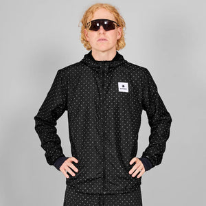 SAYSKY Men's Reflective Polka Blaze Jacket Black - achilles heel
