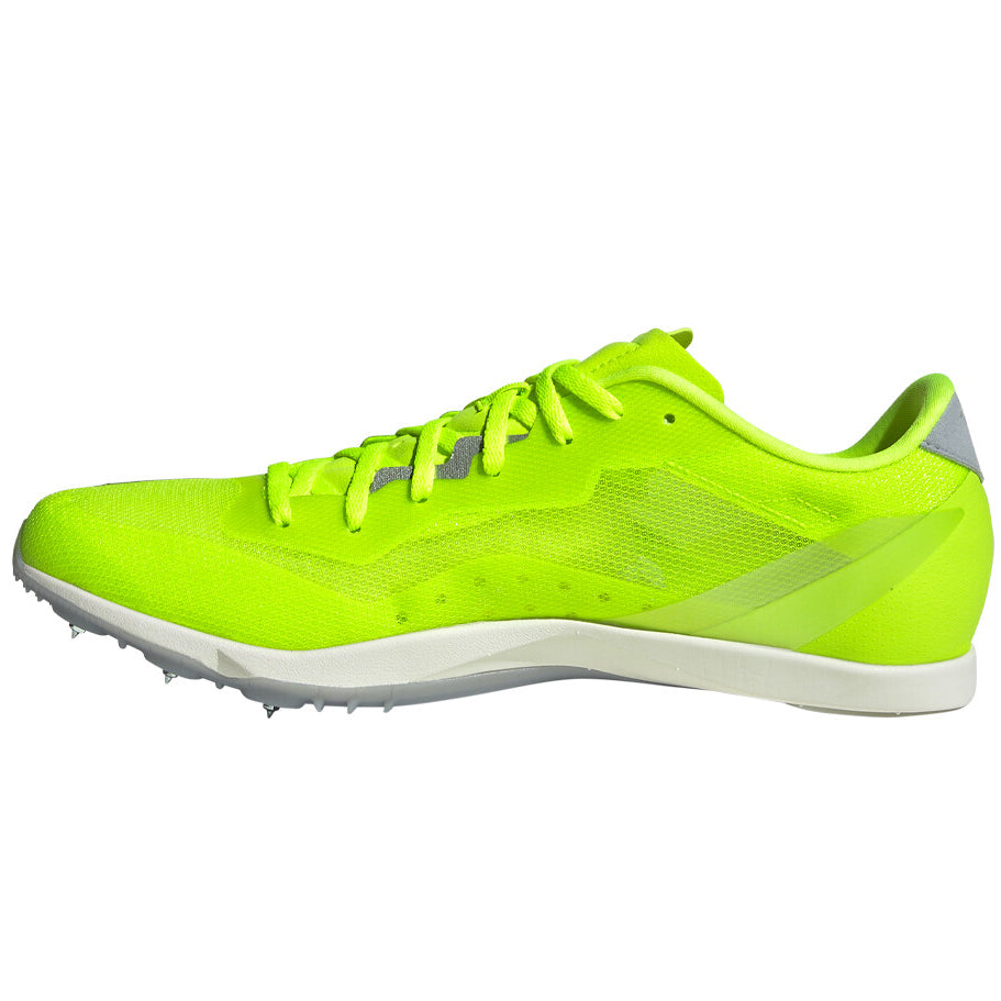 adidas Distancestar Running Spikes Lucid Lemon / Core Black / Halo Silver - achilles heel