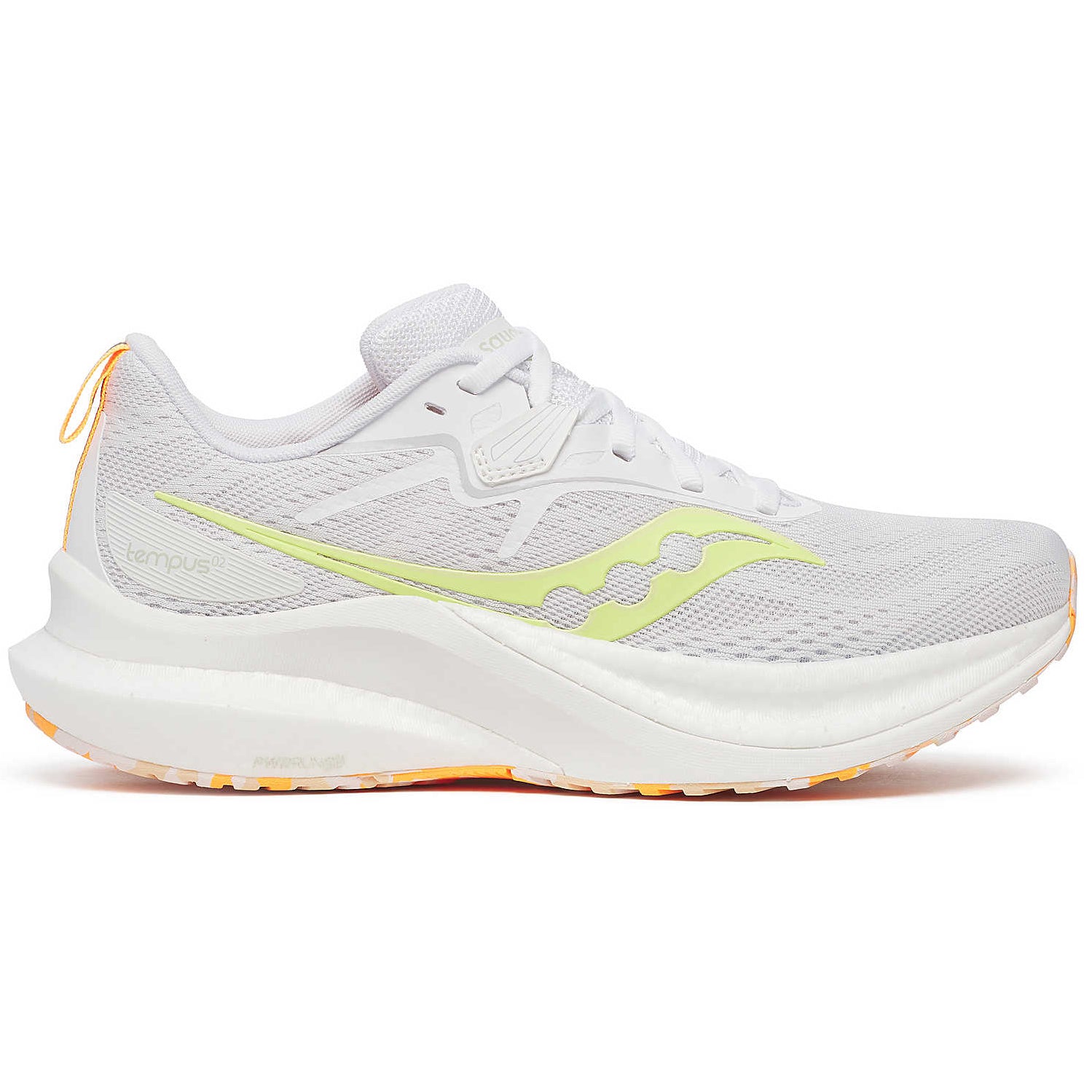 Saucony Women's Tempus 2 Running Shoes White / Sunny - Achilles Heel