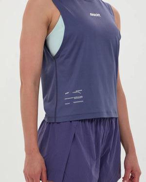 Bandit Women's Micromesh Run Tank Purple Dusk - achilles heel