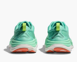 Hoka Women's Gaviota 5 Running Shoes Seafoam / Electric Aqua - achilles heel