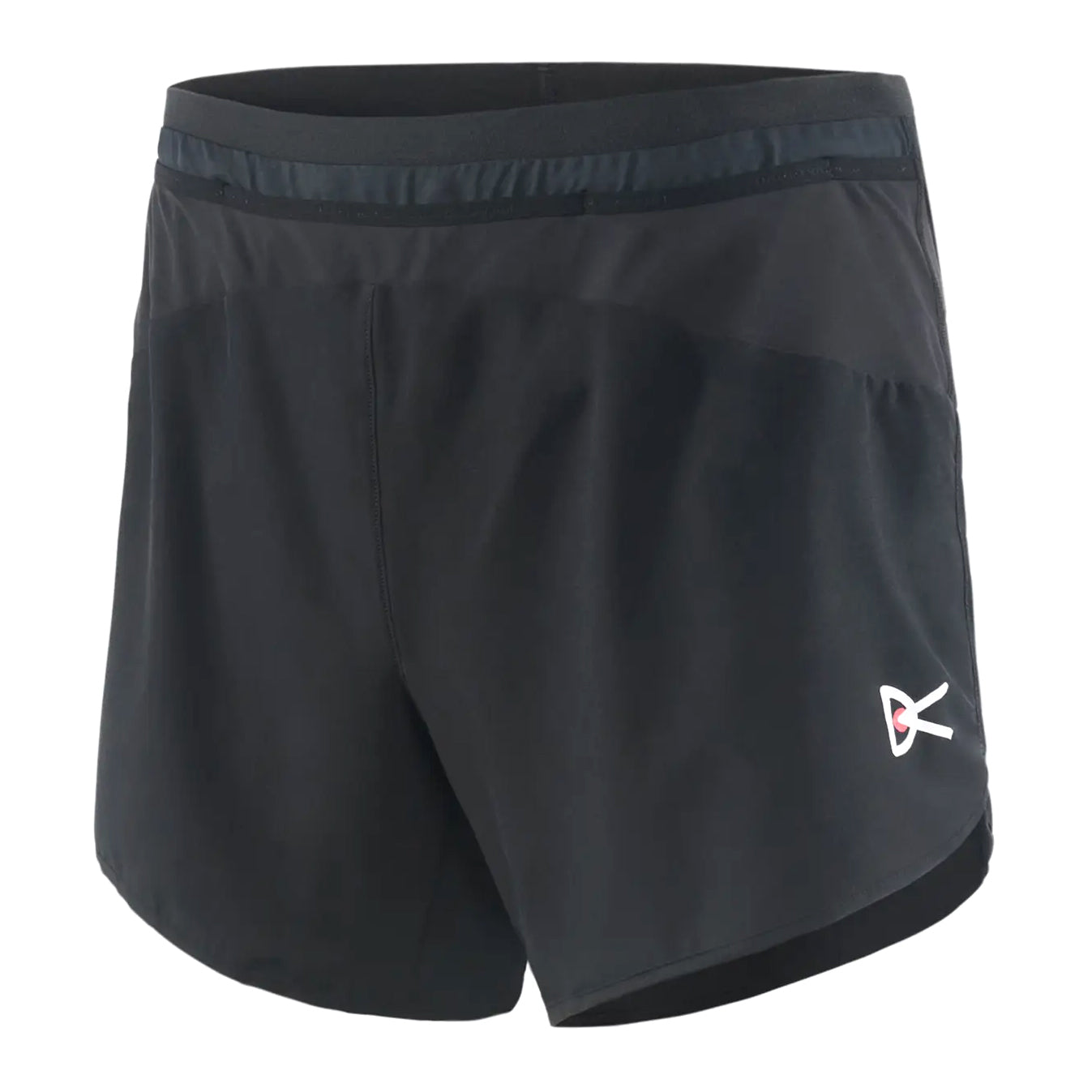 x Maurten Men's Elite Fuel Shorts Black - Achilles Heel
