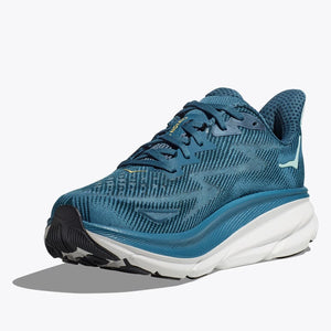 Hoka Men's Clifton 9 Running Shoes Midnight Ocean / Bluesteel - achilles heel