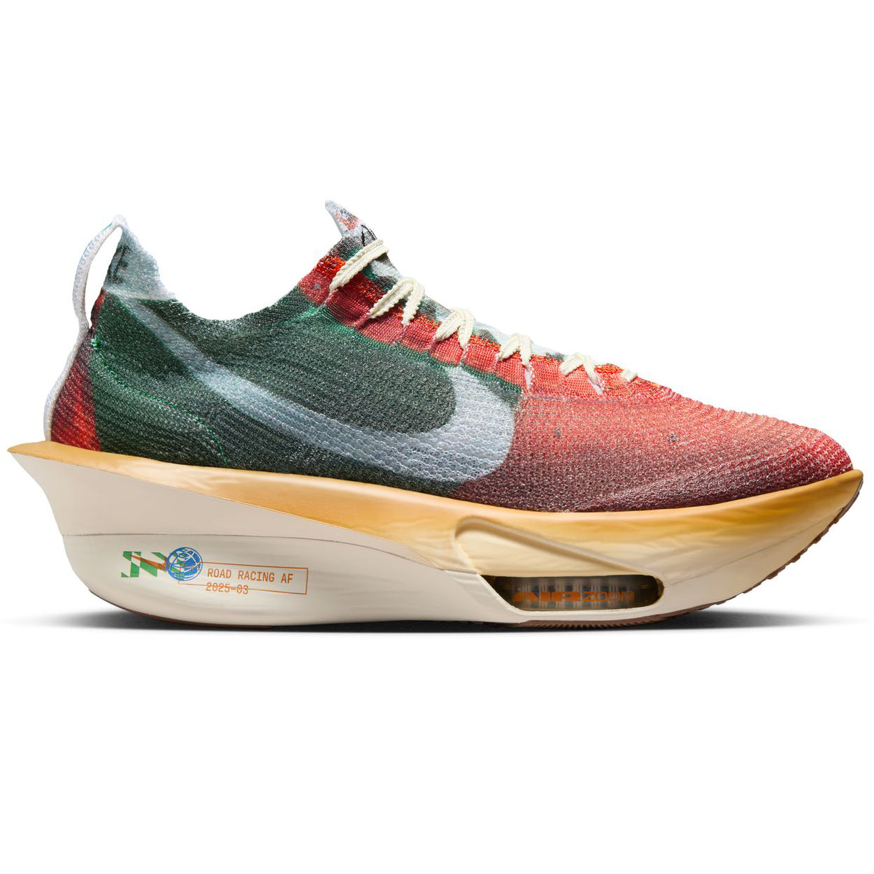 Men's Alphafly 3 Premium Running Shoes Multi-Colour / Starfish / Aloe Verde / Clear - Achilles Heel