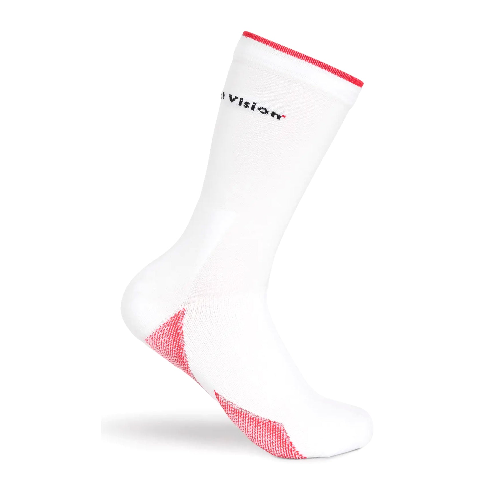 Cordura Crew Socks White / Wordmark - Achilles Heel