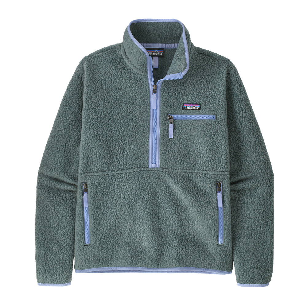 Patagonia Women's Retro Pile Fleece Marsupial Nouveau Green - achilles heel