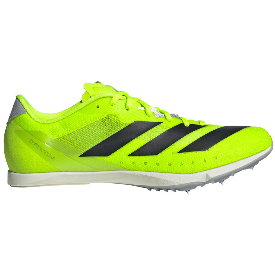 adidas Distancestar Running Spikes Lucid Lemon / Core Black / Halo Silver - achilles heel