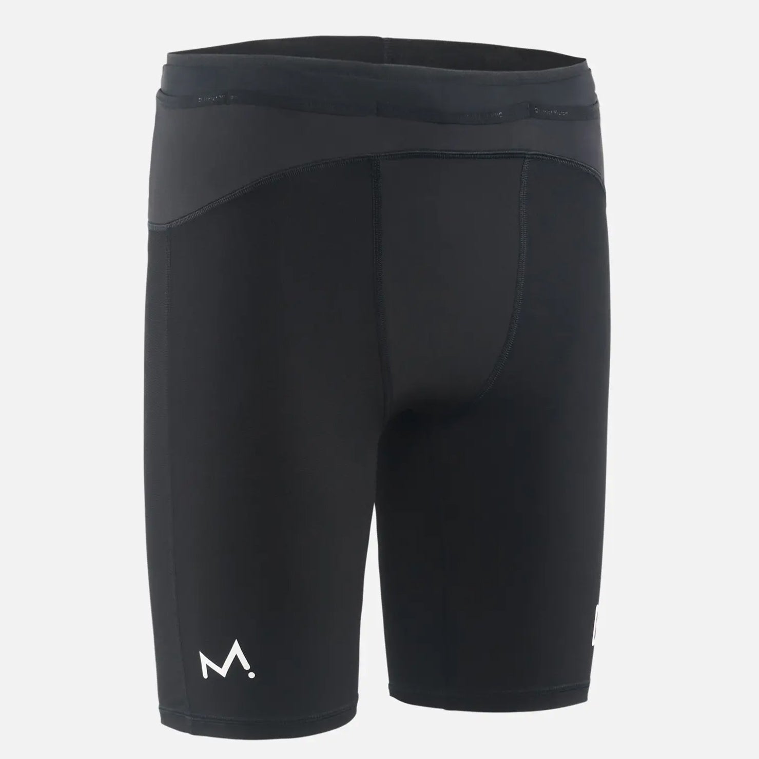 x Maurten Men's Elite Fuel Half Tights Black - Achilles Heel