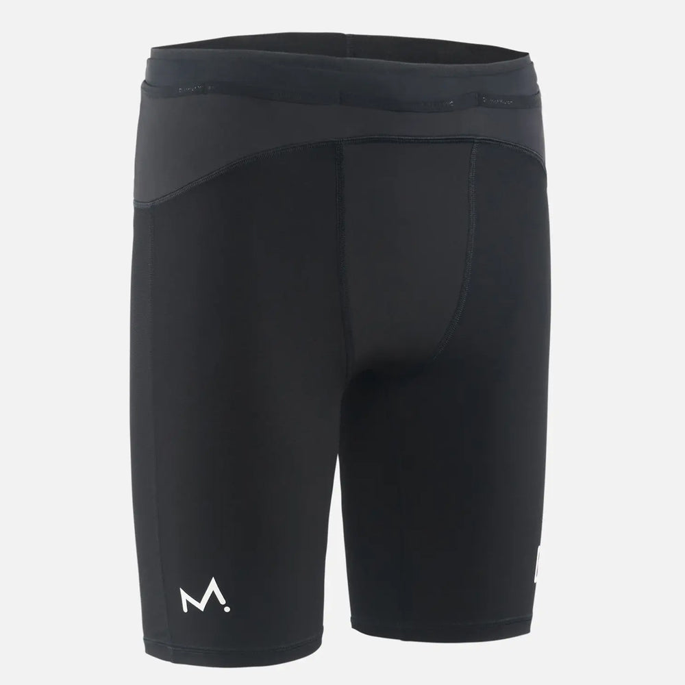 District Vision x Maurten Men's Elite Fuel Half Tights Black - achilles heel