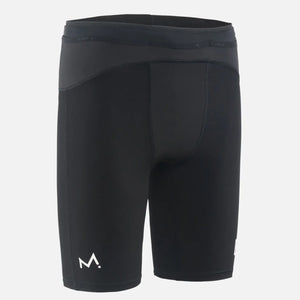 District Vision x Maurten Men's Elite Fuel Half Tights Black - achilles heel