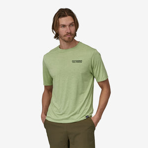 Patagonia Men's Capilene Cool Daily Graphic Tee Tree Trotter - achilles heel