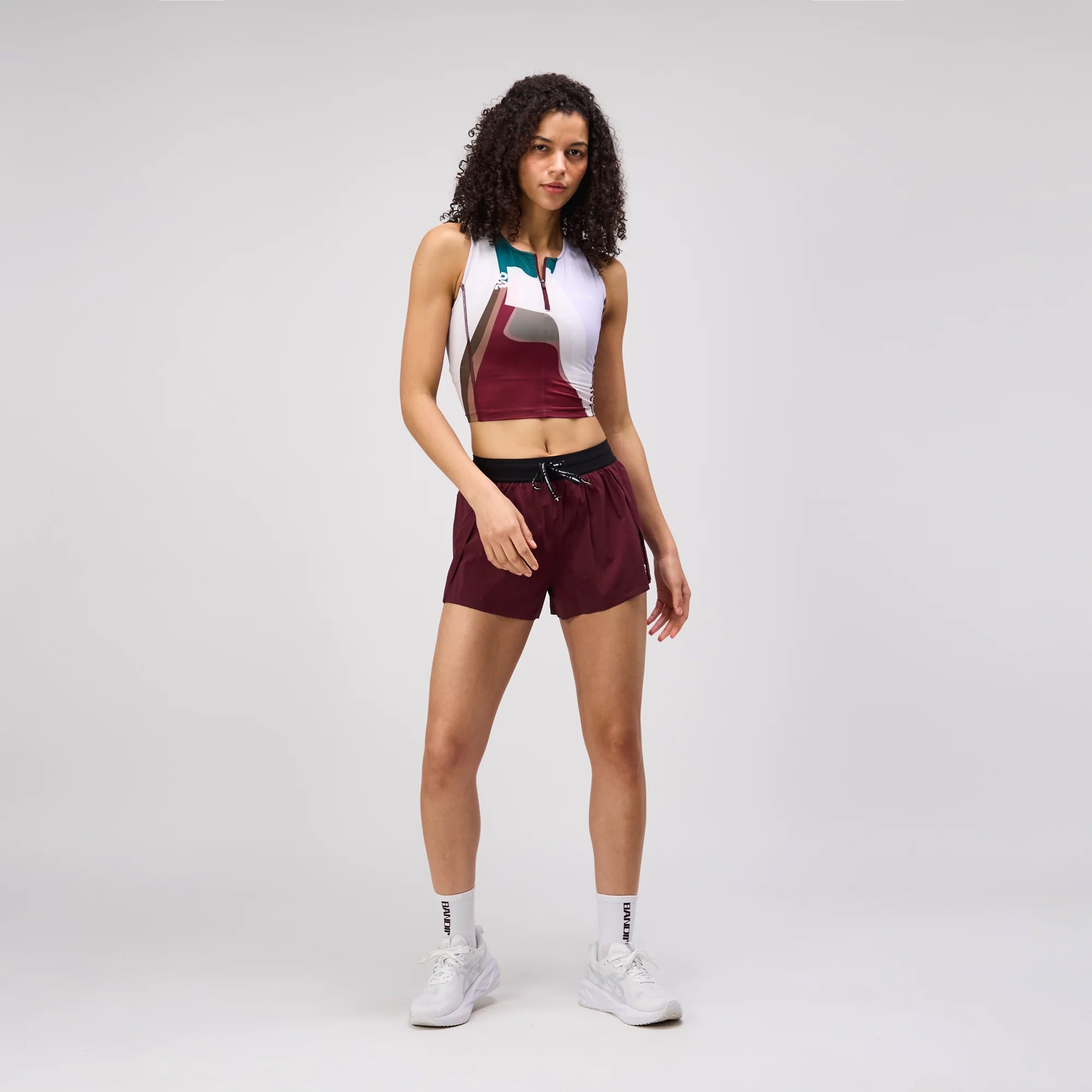 Women's Vento 3 Inch Split Shorts Port - Achilles Heel