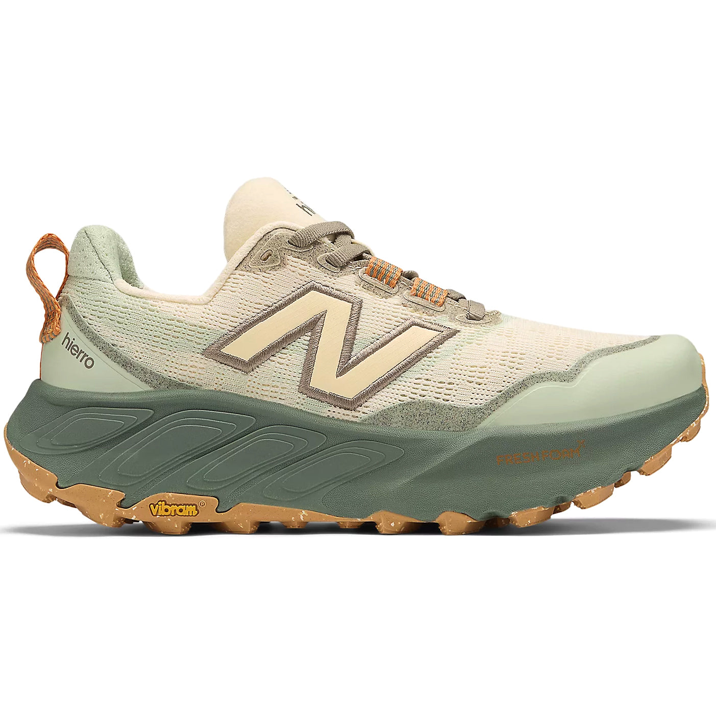 New Balance Women's Fresh Foam X Hierro v9 Trail Running Shoes Calcium / Dark Juniper - Achilles Heel