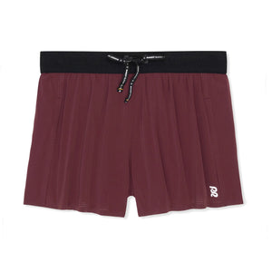 Bandit Women's Vento 3 Inch Split Shorts Port - achilles heel