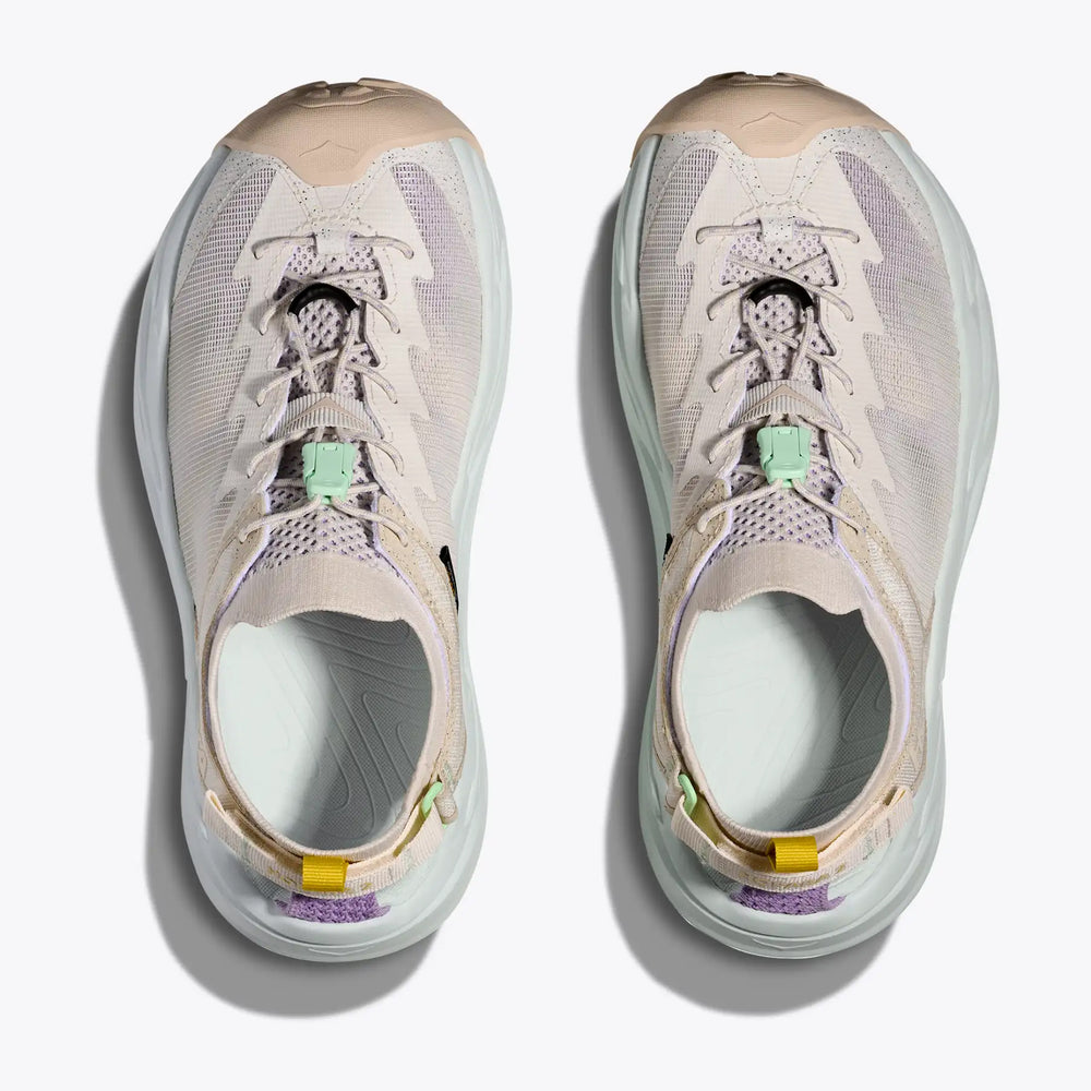 Hoka Women's Hopara 2 Sandal Alabaster / Snow Melt - achilles heel