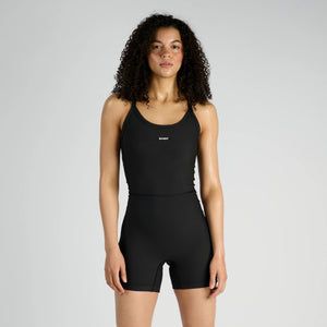 Bandit Women's Cadence Scoop Neck One Piece Black - achilles heel