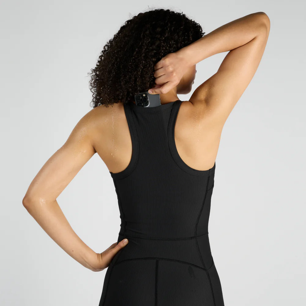 Bandit Women's Cadence Scoop Neck One Piece Black - achilles heel