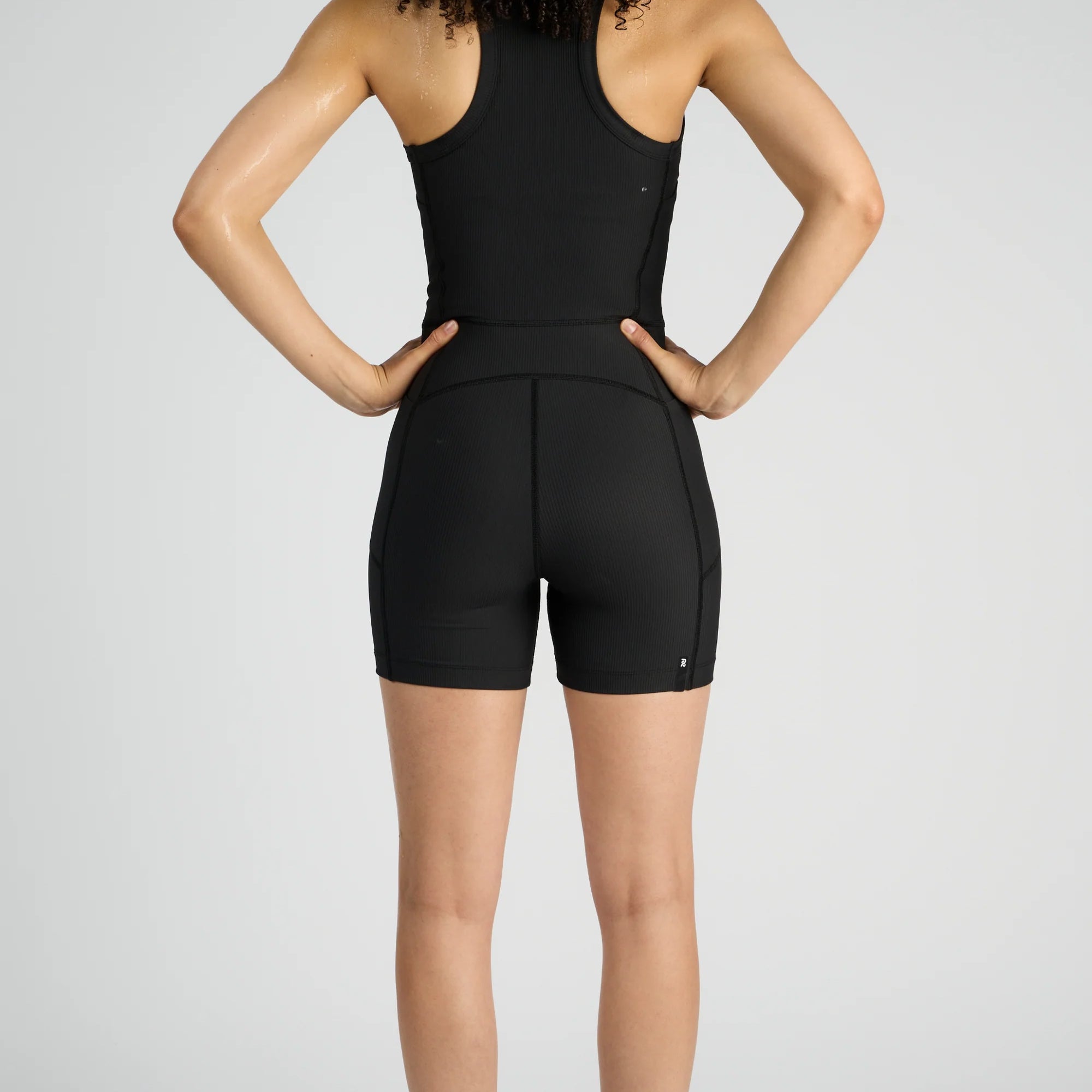 Women's Cadence Scoop Neck One Piece Black - Achilles Heel