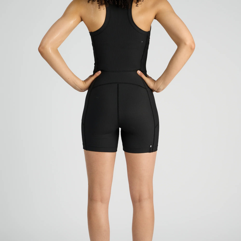 Bandit Women's Cadence Scoop Neck One Piece Black - achilles heel