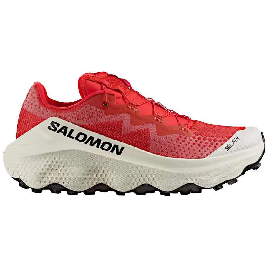 Salomon S/LAB Ultra Glide Trail Running Shoes Fiery Red / Pompeian Red / Vanilla Ice - Achilles Heel