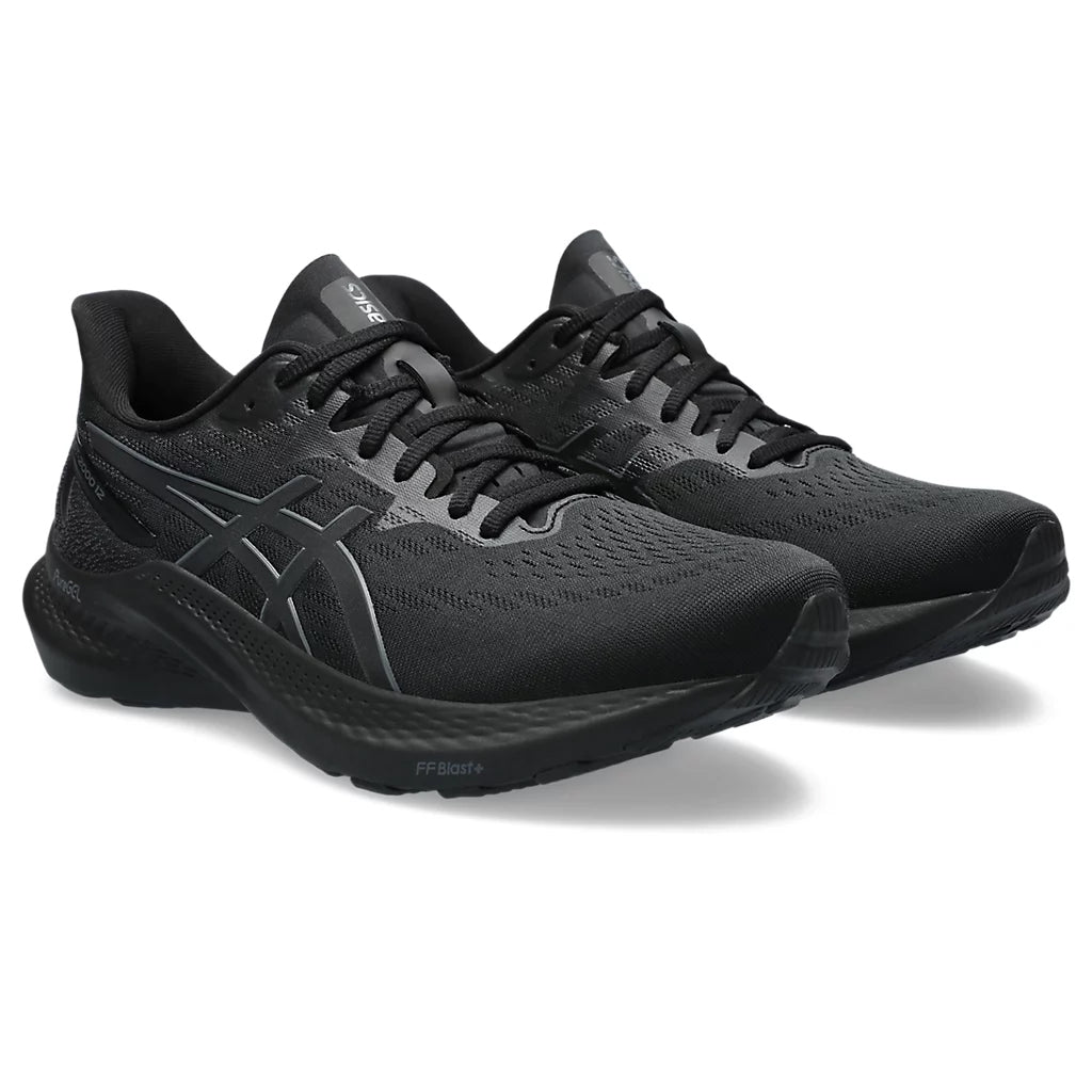 Asics Men's GT-2000 12 Running Shoes Black / Black - Achilles Heel