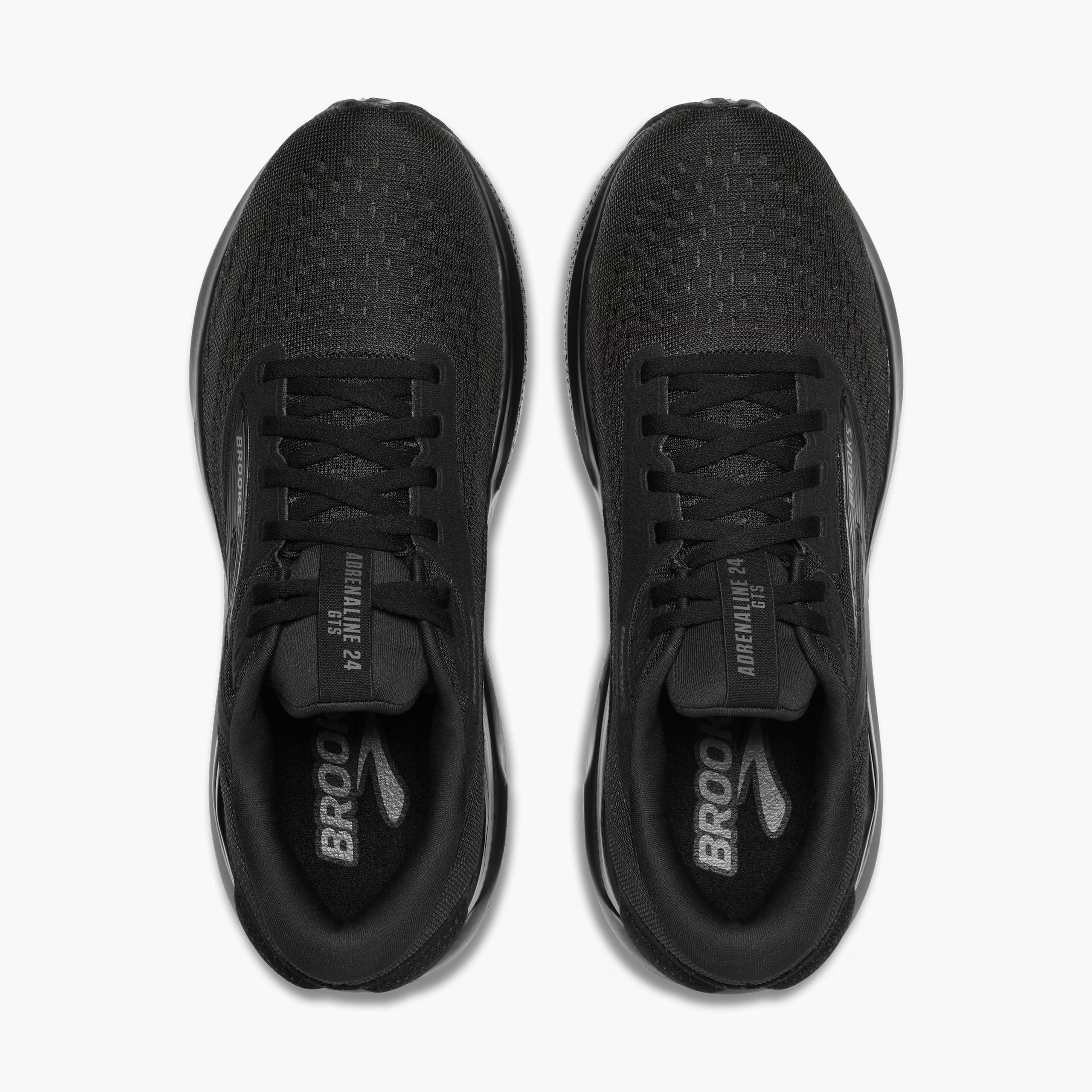 Brooks Women's Adrenaline GTS 24 Running Shoes Black / Black / Ebony - Achilles Heel
