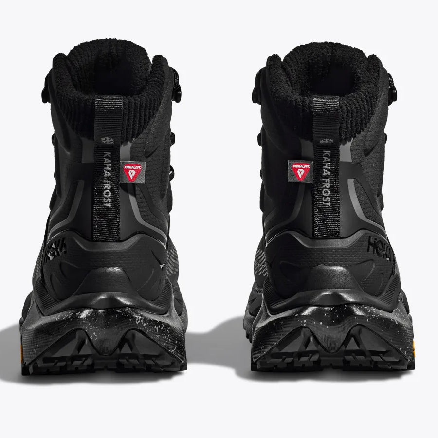 Hoka Men's Kaha 2 Frost GORE-TEX Walking Boots Black / Black - achilles heel