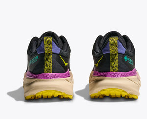 Hoka Men's Challenger 7 GORE-TEX Trail Running Shoes Black / Oatmeal - achilles heel