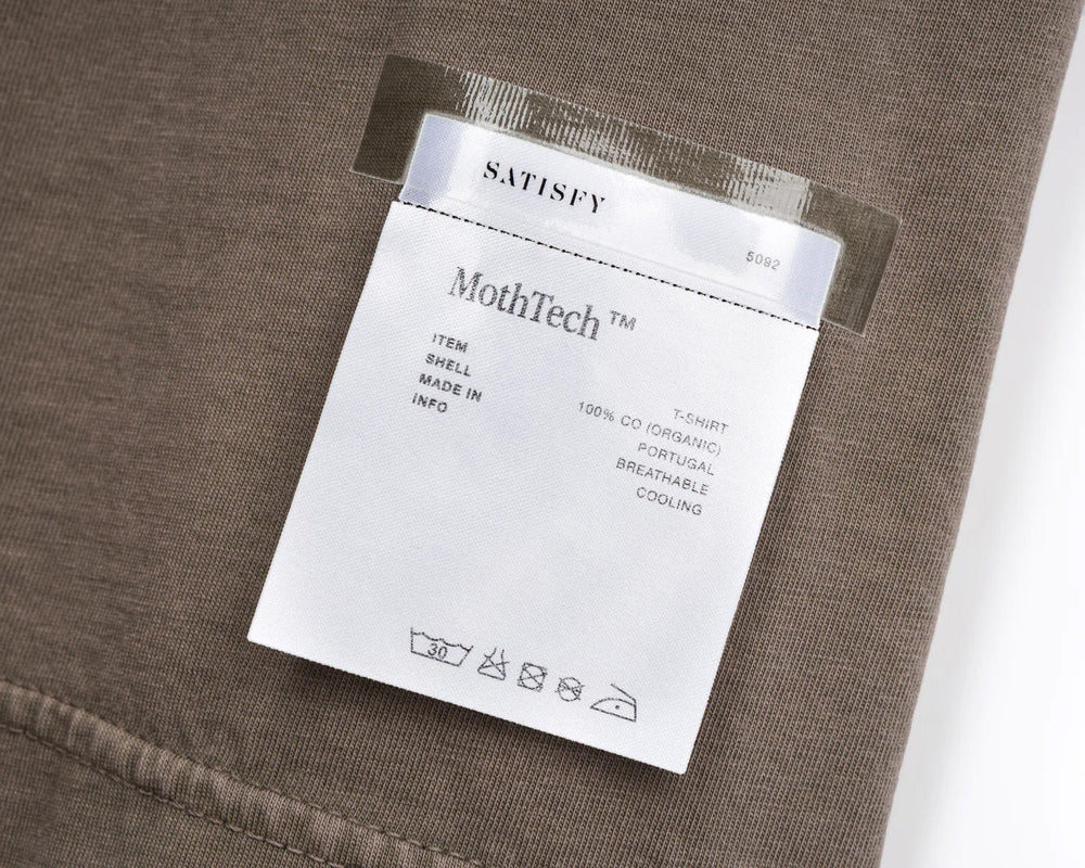 Satisfy MothTech Tee Aged Brown - achilles heel
