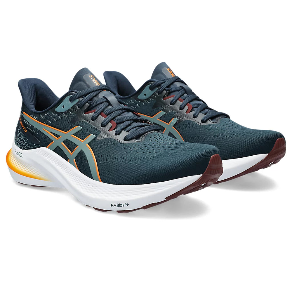 Asics Men's GT-2000 12 Running Shoes French Blue / Foggy Teal - achilles heel