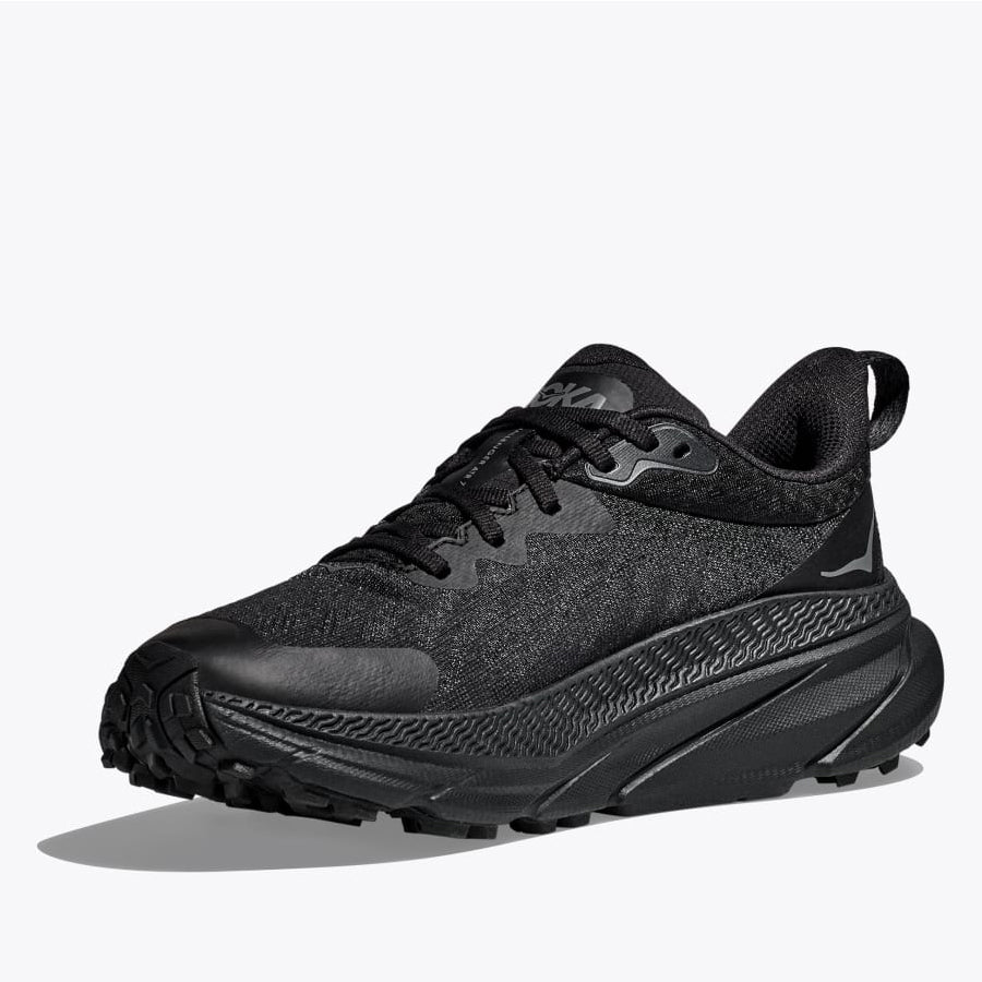 Hoka Men's Challenger 7 GORE-TEX Trail Running Shoes Black / Black - achilles heel