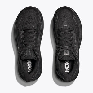 Hoka Men's Clifton 10 Running Shoes Black / Black - achilles heel