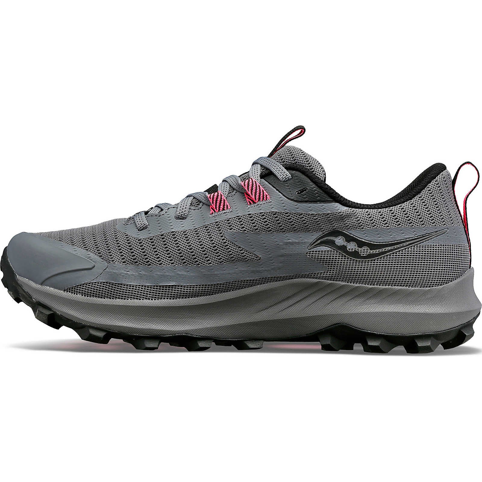 Saucony Women's Peregrine 13 GORE-TEX Trail Running Shoes Gravel / Black - Achilles Heel