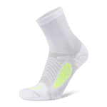 Balega Ultralight Crew Running Socks White - achilles heel