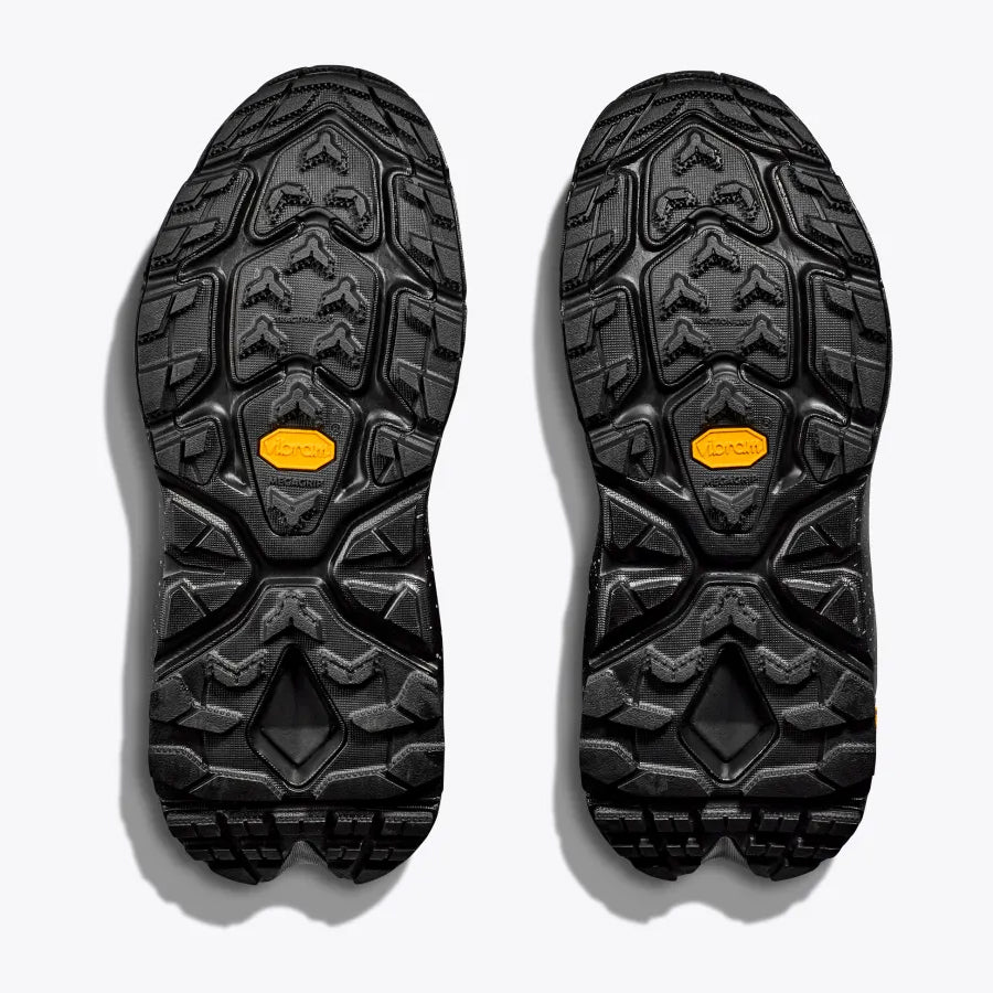 Hoka Men's Kaha 2 Frost GORE-TEX Walking Boots Black / Black - achilles heel