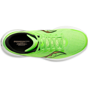 Saucony Men's Endorphin Speed 3 Running Shoes Slime / Gold - achilles heel