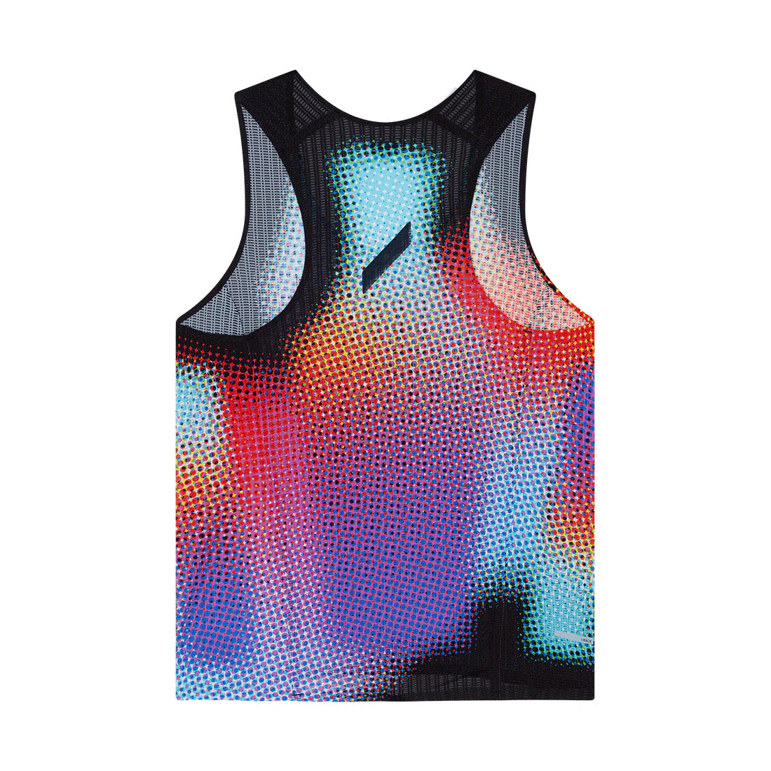 Women's Race Vest Black Rainbow Dot - Achilles Heel