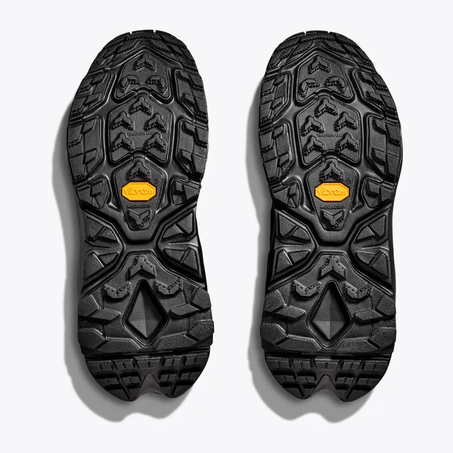 Hoka Women's Kaha 2 Frost Moc GORE-TEX Walking Boots Black / Black - achilles heel
