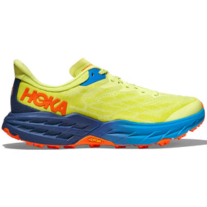 Hoka Men's Speedgoat 5 Trail Running Shoes Citrus Glow / Evening Primrose - achilles heel