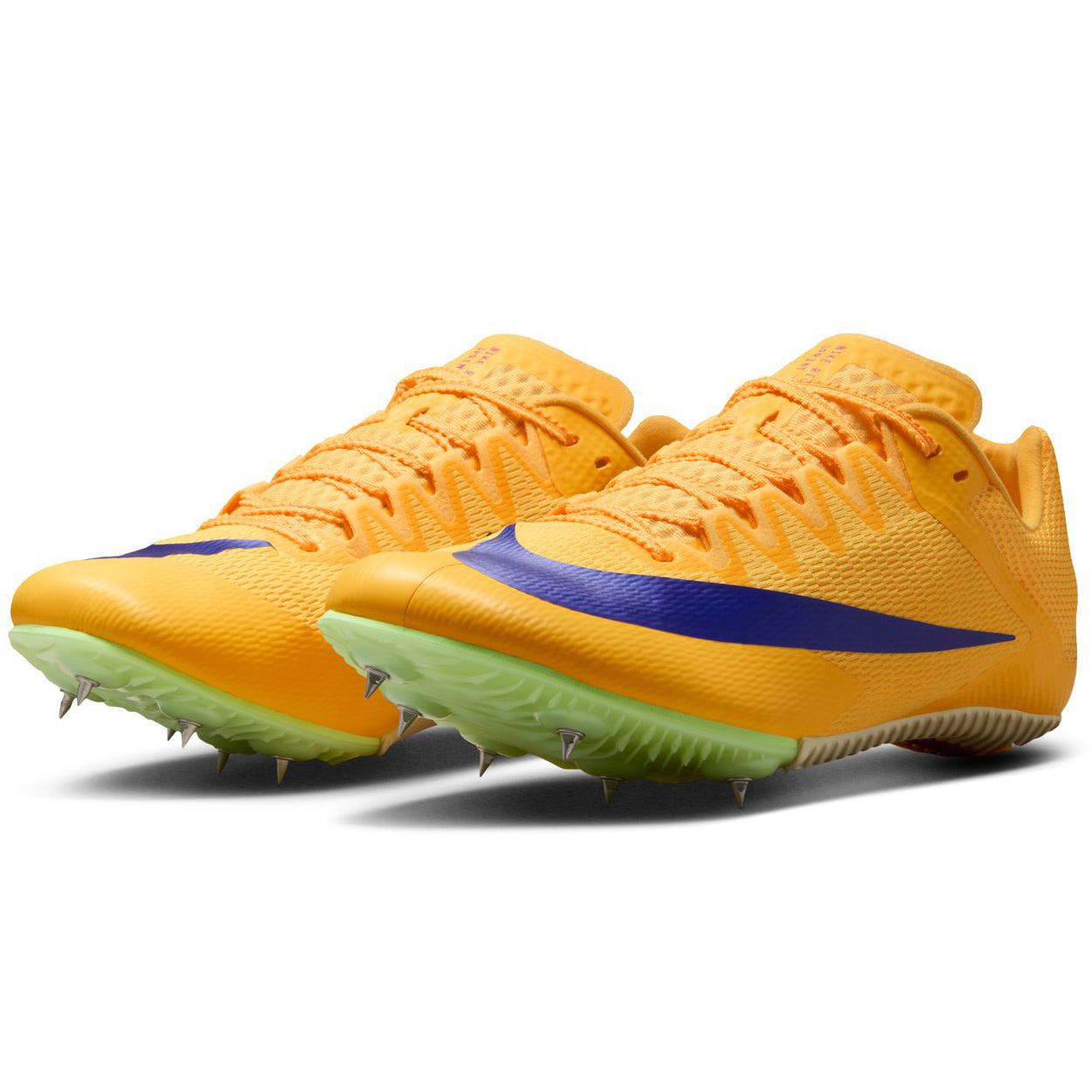 Zoom Rival Sprint Running Spikes Citron Pulse / Indigo Burst / Hyper Violet - Achilles Heel