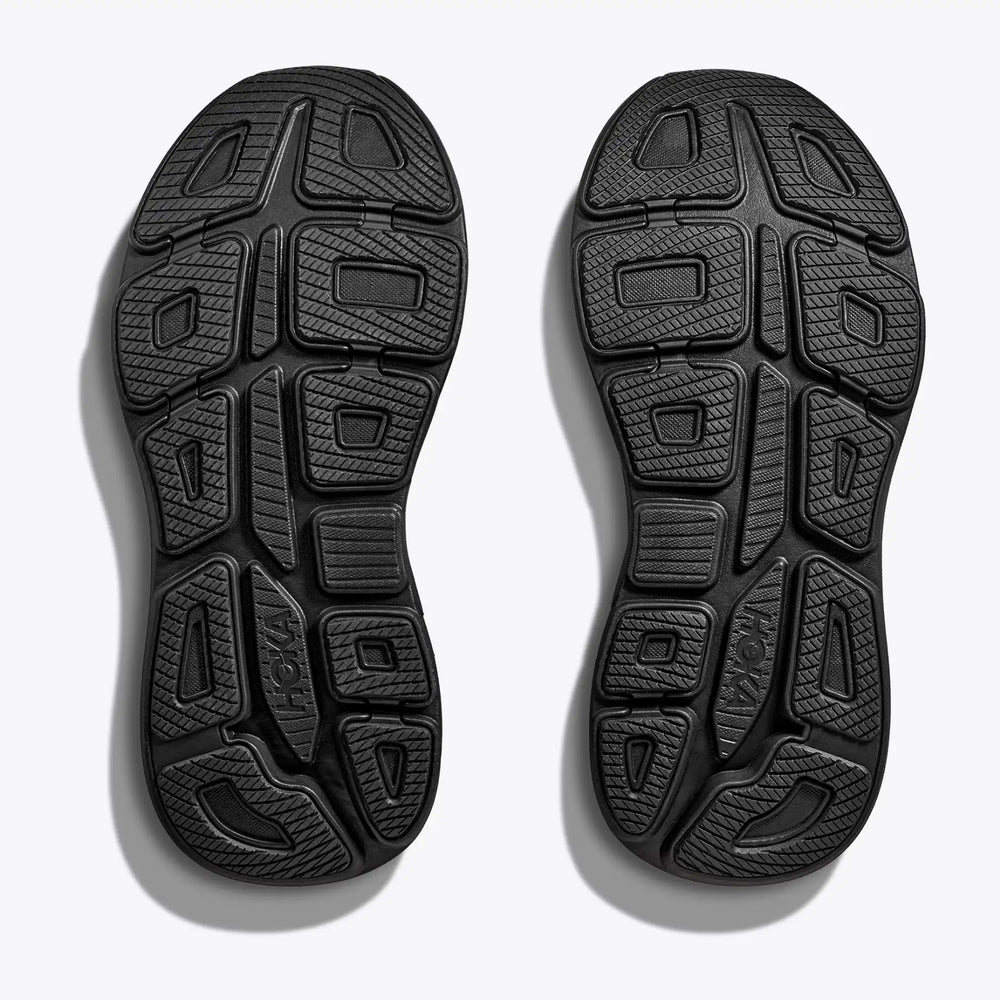 Hoka Men's Bondi 9 Running Shoes Black / Black - achilles heel