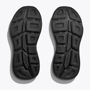 Hoka Men's Bondi 9 Running Shoes Black / Black - achilles heel