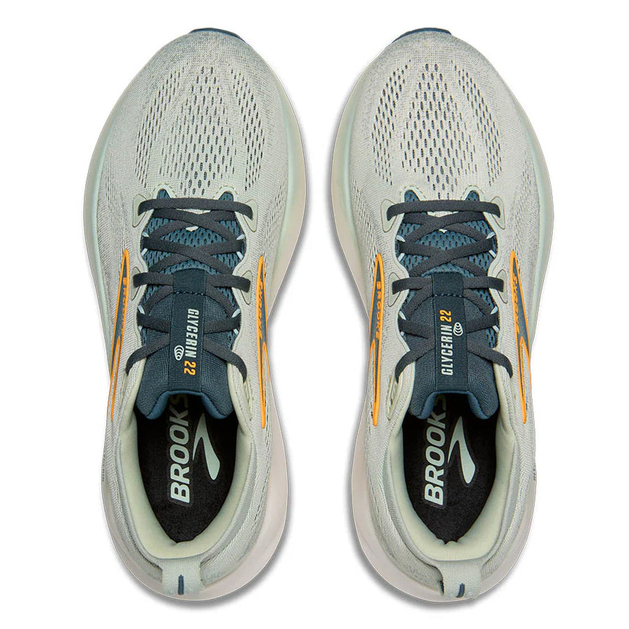 Men's Glycerin 22 Running Shoes Smoke / Stormy / Orange